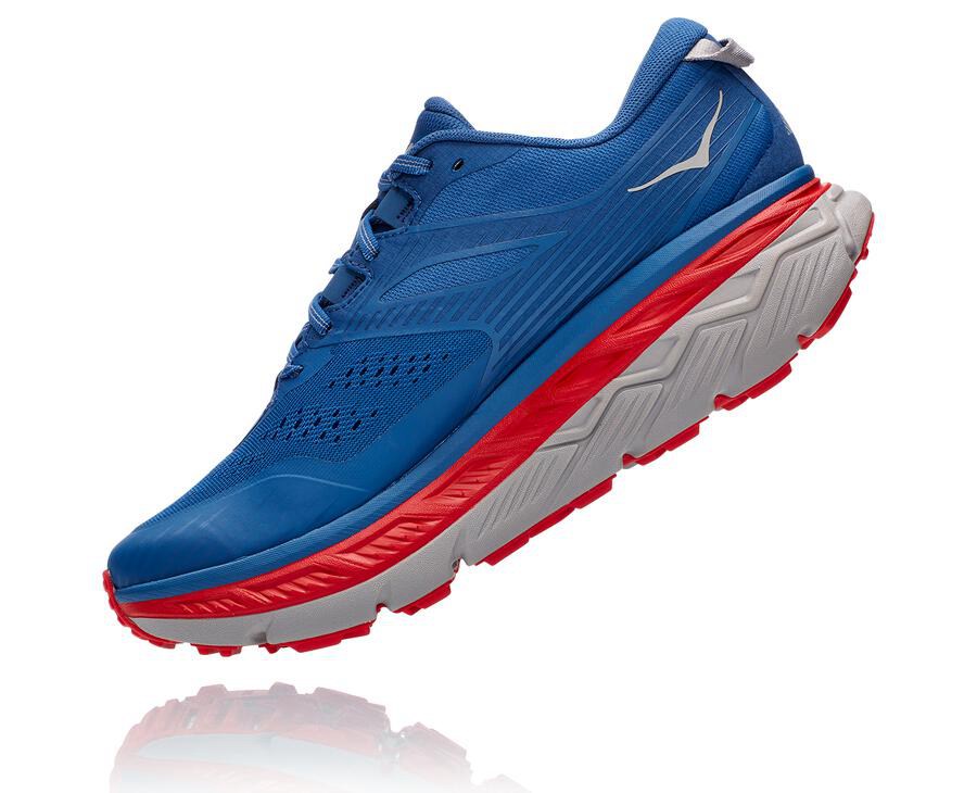 Tenis Hoka One One Trail Hombre Azules - Stinson Atr 6 - MWXK49082